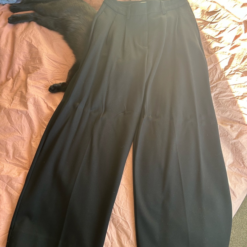 Lucky Brand Black Wide-Leg Pants